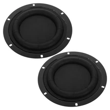 2 Pcs Bass Radiator Passive Speaker Diaphragm Replacement Woofer Part