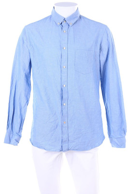 celio Button-down-Hemd L powder blue