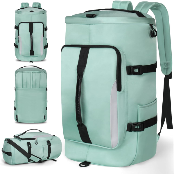 45L Sporttasche Damen Herren, Groß Reisetasche Mit Schuhfach Und Nassfach Travel-image