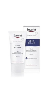 Eucerin Urea Repair Gesichtscreme Tag 5%, 50 ml, Sehr Trockene Haut