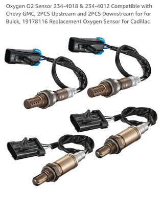 Set Of 4 Oxygen Sensors 234-4018/234-4012 Chevy/GMC Check Pics For Fittment New