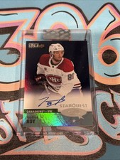 Joshua Roy Auto Star Quest 2024-25 Upper Deck Clear Cut Montreal Canadiens (CH)