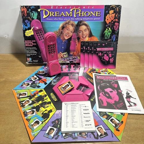 VTG Electronic Dream Phone Board Game Milton Bradley 100% Complete Tested Workin