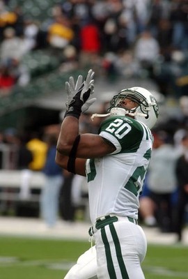 Michael Bates New York Jets warms up prior to the start AFC Divisi- Old Photo 4