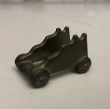 Vintage Metal Small Cannon Made in England JUST THE BASE- Missing The Canon