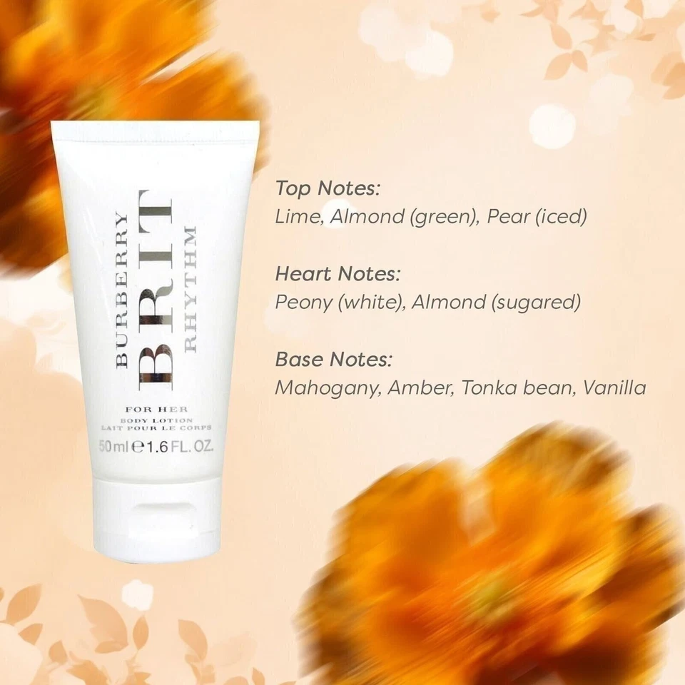 Парфюмированный лосьон для тела для женщин Burberry Brit Rhythm For Her 1,7 унции - Изображение 3 из 4