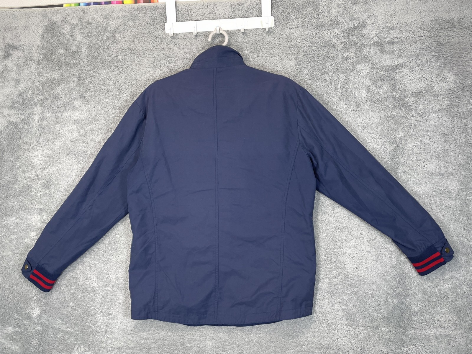 Pendleton Jacket Mens Small Blue Cotton Nylon Mil… - image 15