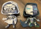 Dr. Doom Funko Pop Set Loose. Spring Convention Exclusive &  Infamous Iron Man