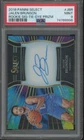 2018-19 Panini Select JALEN BRUNSON RC Rookie Auto TIE DYE Prizm /25 PSA 9 JMP11