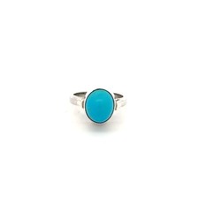 Sterling Silver Turquoise Ring Size 5.5