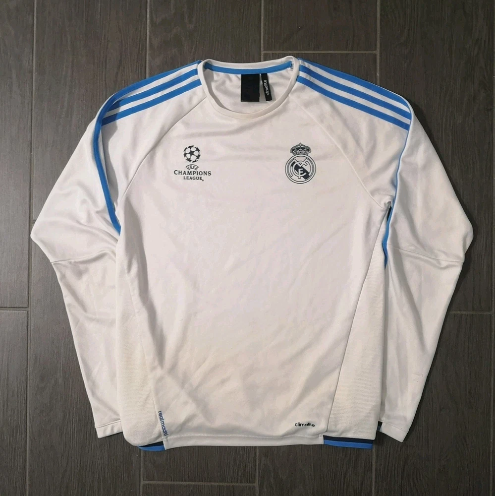 Real Madrid 2015/16 Champions League Long Sleeve Trikot Größe: S Fußball Adidas