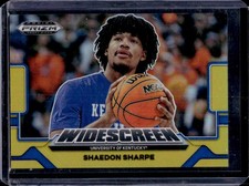 Shaedon Sharpe 2022 Panini Prizm Draft Picks #WS-SS Widescreen Rookie Gold /10