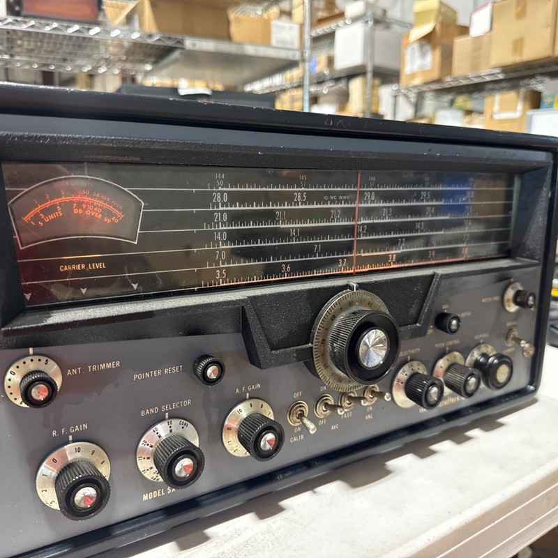 Hallicrafters SX-101A Vintage Tube Ham Receiver SSB CW AM For Parts / Repair