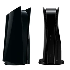 Piano Black PS5 Cover Plates for Playstation 5 Disk Edition, Replacement Shell