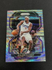 2021 Panini Prizm Rajon Rondo #104 Silver Wave Los Angeles Lakers