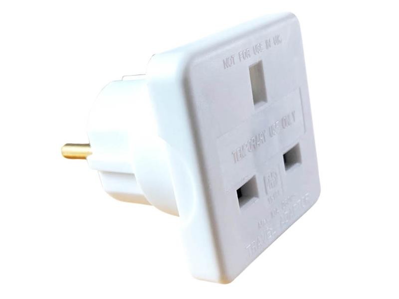 Dencon European Travel Adaptor 10A for UK Visitors
