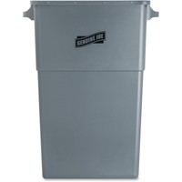 Genuine Joe Waste Container, 23 Gallon, 22-1/2w X 11d X 30, Gray 60465 on sale Genuine Joe Waste Container, 23 Gallon, 22-1/2w X 11d X 30, Gray 60465 on sale