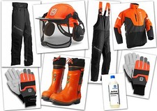 Schnittschutz Latzhose Husqvarna Functional Bundhose Arbeitsjacke Forsthelm KWF 