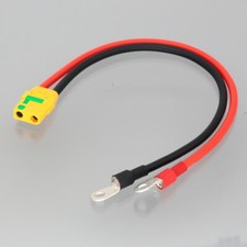 Ebike Battery XT90-S Female 10AWG Power Leads 6mm Ring Lug High Current Terminal