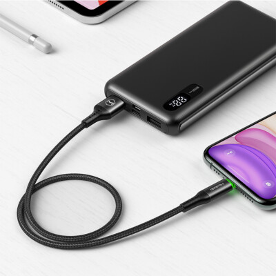 3 Cavi Caricatore Rapido Intrecciati Per IPhone - Lunghezze 1m, 2m, 3m, Ricarica Veloce 3A, Nylon