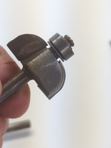 4 Porter Cable Carbide Router Bits 1/4 Shank 2 Flute Corner Round 1/2"3/8 Radius - Picture 10 of 16
