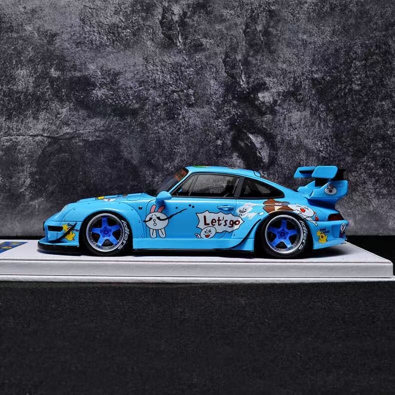 SUPER RARE* 1/18 VIP Model RWB Porsche 911 993 Line Friends