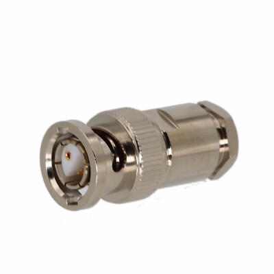 2-Lug Two-Pin BNC Male Plug Connector - Twinax Coaxial