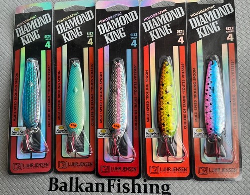 Luhr Jensen Diamond King size:4 15g Different Colors RARE - Picture 1 of 12