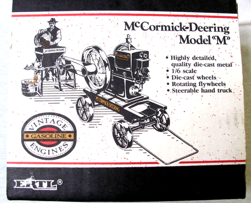 Ertl Cast McCormick-Deering Model "M" Vintage Gasoline Engine 1:6 Replica "New" - Picture 6 of 9