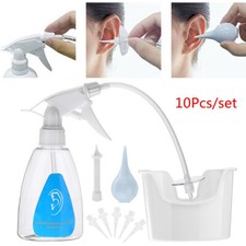 10Pcs Ear Wax Washer Water Syringe Kit Earwax Removal Irrigation Bottle System