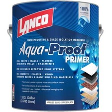 Lanco Roof Primer Waterproofing Sealant 1 Gal Rubber Coating Concrete Metal Wood