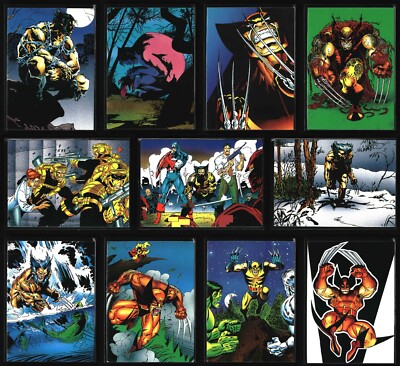 1992 Comic Images Wolverine From Then 'Til Now II - Base #1-#90 - Updated 12/12