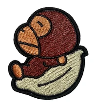 BATHING APE - MILO Taking a Nap - EMBROIDERED IRON-ON/SEW PATCH