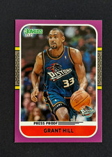 2022-23 Panini Donruss NBA Grant Hill Retro Series Purple Press Proof #19