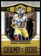 Darrell Henderson 2022 Donruss Champ is Here Football #CIH-12