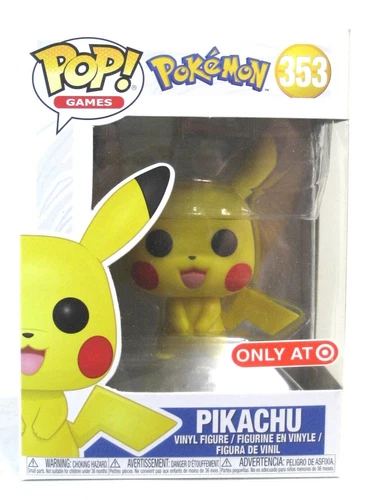 Funko Pop Games Pokemon Pikachu Only at Target #353 MIB