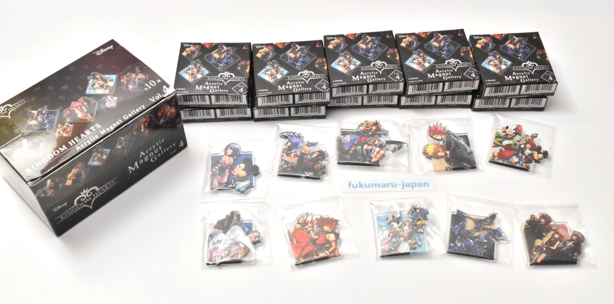 Disney Kingdom Hearts acrylic magnet gallery Vol.4 complete SQUARE
