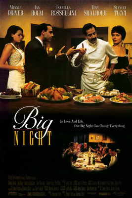 BIG NIGHT Movie POSTER 11x17 Tony Shalhoub Stanley Tucci Ian Holm Minnie Driver