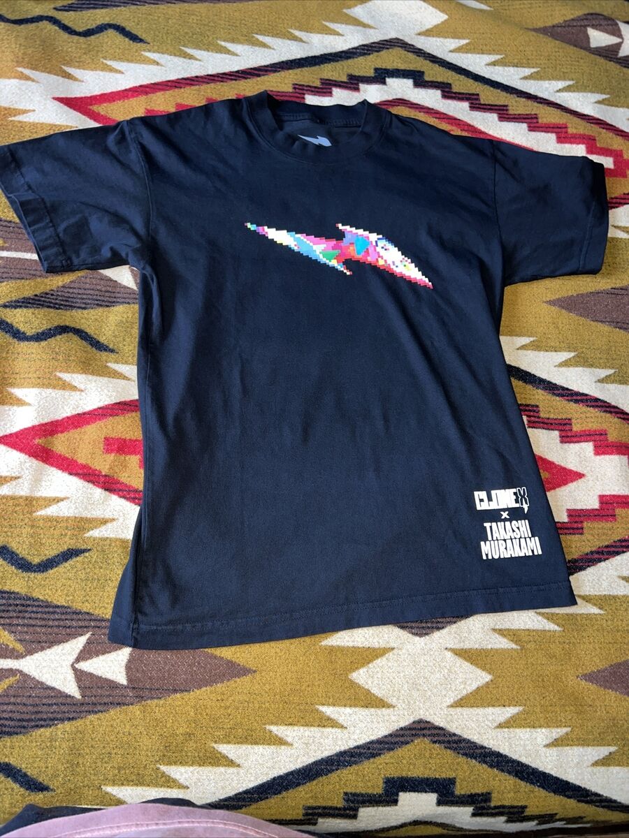 RARE AUTH RTFKT CLONE X TAKASHI MURAKAMI LIMITED T SHIRT MED RARE AUTH RTFKT CLONE X TAKASHI MURAKAMI LIMITED T SHIRT MED