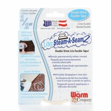 The Warm Company Lite Steam-A-Seam 2 Fusible Tape - 1/2" x 20yds