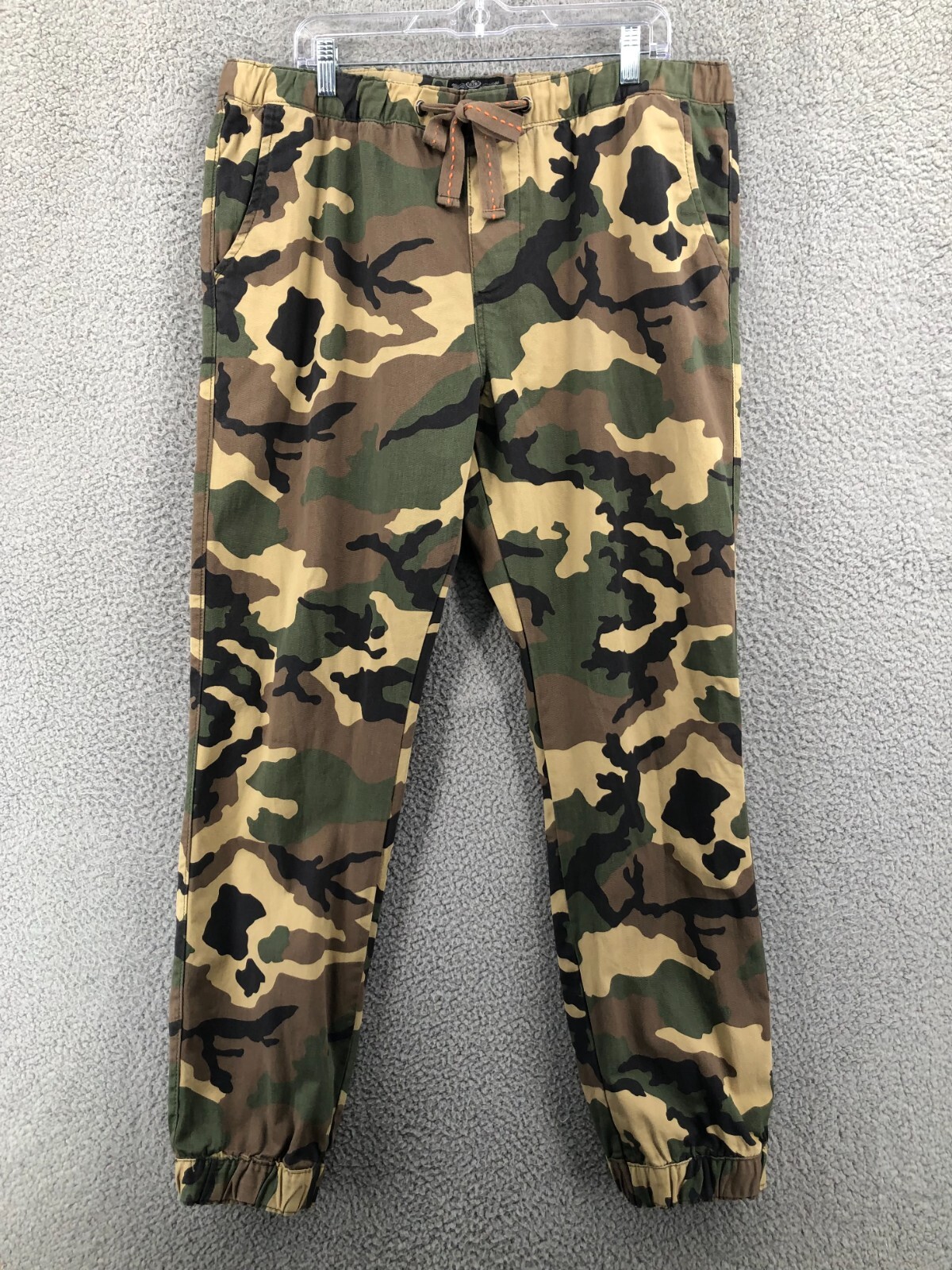Camo Green Matchstick Joggers for Men Size 38 5687-image