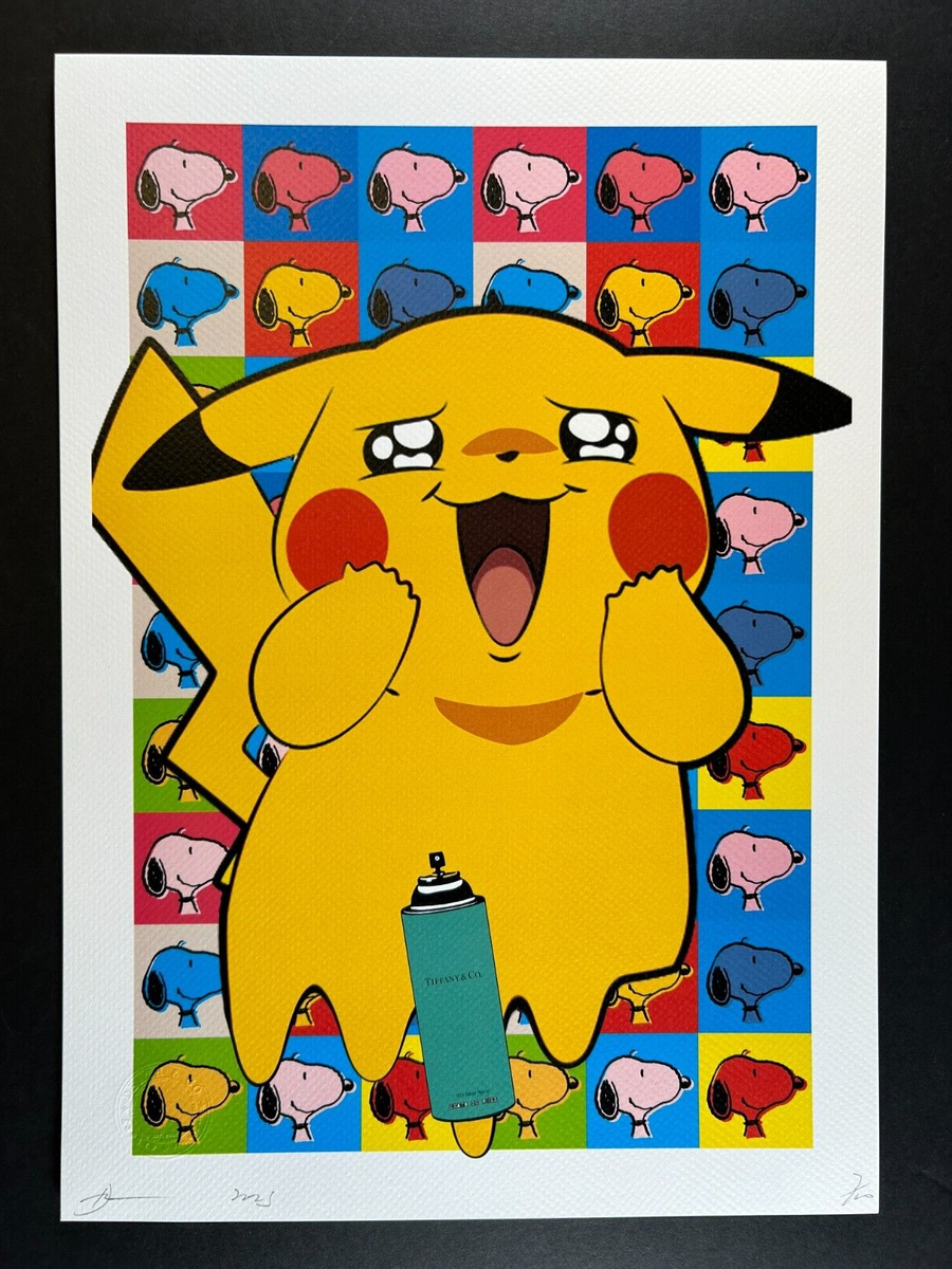 DEATH NYC 45x32cm Ltd Ed Signed Graffiti Pop Art Print, COA