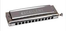 Mihwa Chromatic Harmonica Excellent48/12 Holes/3 Octave for Practical Experts