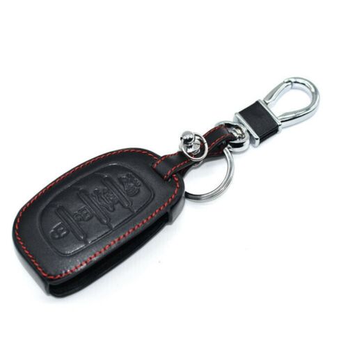 Safeguard Your Key Fob with Leather Case Cover for HYUNDAI Tucson Elantra - Afbeelding 1 van 11