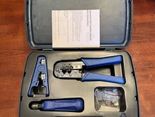 DataShark 70007 Ethernet Network Tool Kit w/RJ45 Crimp Tool, Stripper, Punchdown