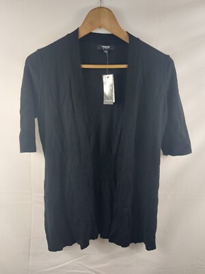 Premise Studio Damen *neu* vorne offen Stretch Top/Cardigan Gr. S (169-00010)