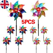 5/10x Bird Repellent Reflective Scarer Windmill High Reflection Pinwheels Garden