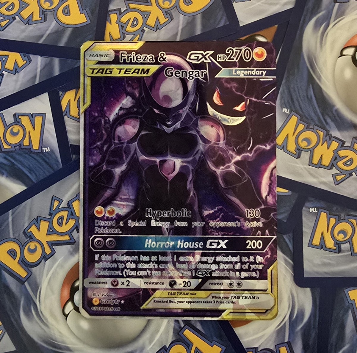 Frieza And Gengar Tag Team Pokemon Card | eBay
