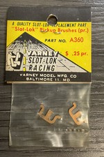 VARNEY Slot Lok Racing - Pickup Brushes pair A360 - Vintage NOS New Old Stock