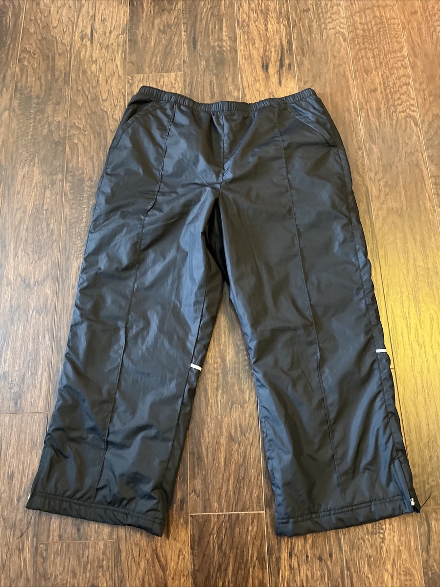 Nike Windbreaker Pants Size Large (12-14) Black | eBay